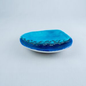 Turquoise/blue bowl BL-009