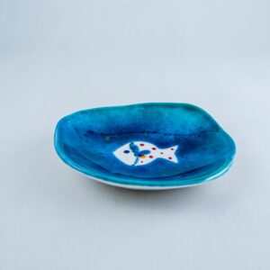 Blue/green fish bowl BL-014